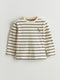 Crew Neck Striped Boy's T-Shirt